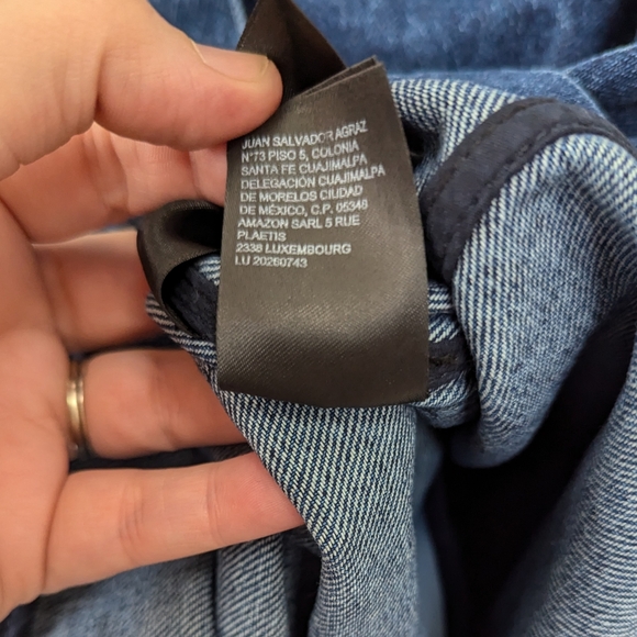 Find. Utility Indigo Denim Chore Coat Minimalist - Picture 13 of 14